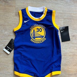 Golden State Warriors 18 Month NBA Nike Onesie Curry 30